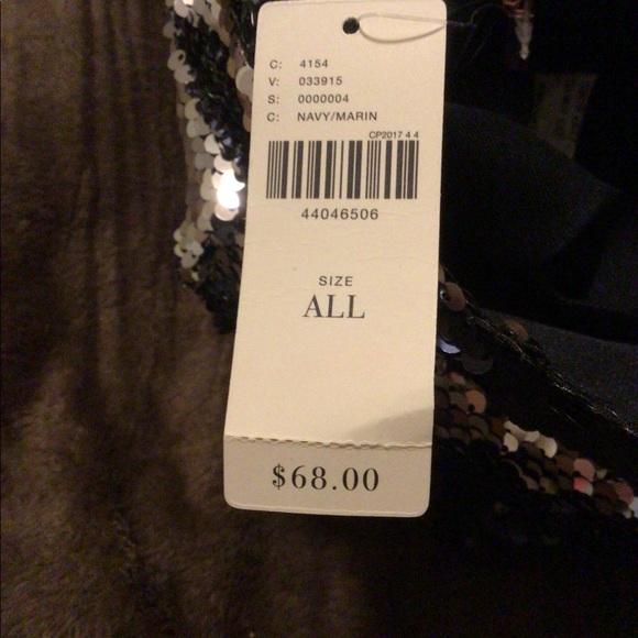 NWT Anthropologie Leather/Sequin Clutch - Picture 6 of 10